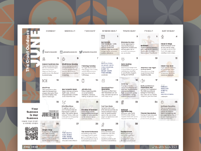 [Free Download] June Well-Being Calendar